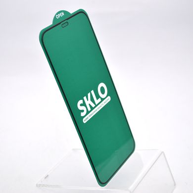 Защитное стекло SKLO 5D для iPhone 12 Pro Max Black (тех.пак.)