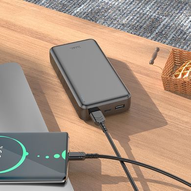 Внешний аккумулятор Power Bank Hoco J100A High-ranking 20000 mAh Black