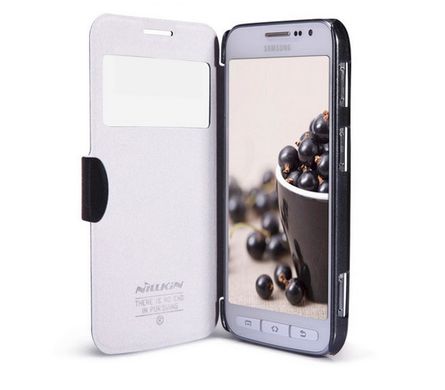 Чехол книжка Nillkin Fresh Series Samsung i8580 Black