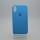 Чохол накладка Silicon Case для iPhone XR 6.1" Sky Blue (16) (C)