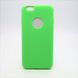 Ультратонкий силіконовий чохол CMA UltraSlim iPhone 6/6s Light Green