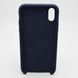 Чехол накладка Silicon Case для iPhone X/iPhone XS 5.8" Midnight Blue Original