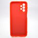 Чехол накладка Silicon Case Full Camera для Samsung A23 Galaxy A235 Red