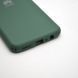 Чехол накладка Silicon Case Full Cover для для Huawei Y6P Dark Green