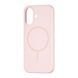 Чохол накладка Silicon Case Slim MagSafe для Apple iPhone 16 Pink Sand