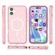 Прозорий чохол накладка з блискітками Sparkle MagFit з MagSafe для Apple iPhone 16 Plus Pink Glitter (Рожевий)