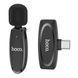 Безпровідний петличний мікрофон Hoco L15 Type-C Black
