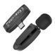 Безпровідний петличний мікрофон Hoco L15 Type-C Black