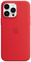 Чехол накладка для iPhone 14 Pro Max (6.7) Silicone Case with MagSafe (PRODUCT) RED