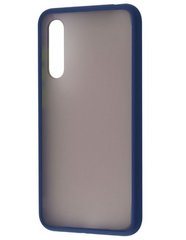 Чехол с полупрозрачной задней крышкой Matte Color Case TPU для Xiaomi Mi9 Lite Blue