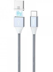 Кабель HOCO U40B Type-C 1m Metal Gray