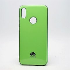 Чохол глянцевий з логотипом Glossy Silicon Case для Huawei Y6 2019/Honor 8A Green