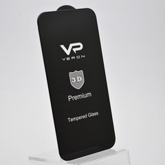 Защитное стекло Veron 3D Tempered Glass Premium Protector для iPhone 12 Pro Max 6.7'' (Black)