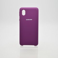 Чехол накладка Silicon Cover для Samsung A013 Galaxy A01 Core Violet