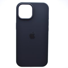 Чехол накладка Silicon Case Full Cover для iPhone 15 Midnight Blue