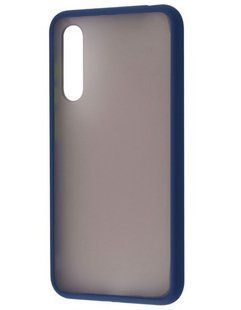 Чехол с полупрозрачной задней крышкой Matte Color Case TPU для Xiaomi Mi9 Lite Blue