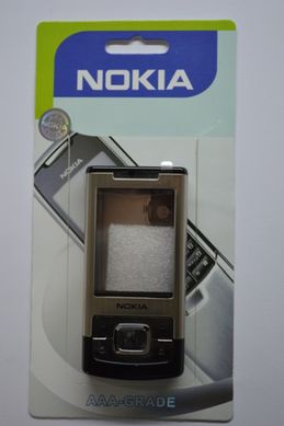 Корпус для телефона Nokia 6500 slide Silver HC