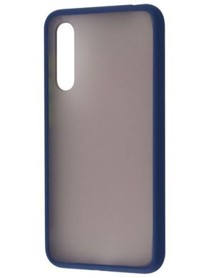 Чохол з напівпрозорою задньою кришкою Matte Color Case TPU для Xiaomi Mi9 Lite Blue