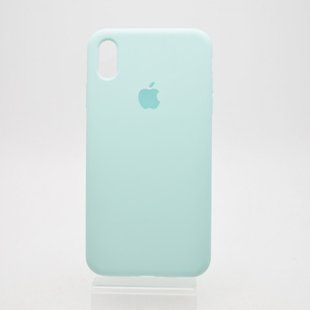 Чехол накладка Silicon Case Full Cover для iPhone Xr Turquoise