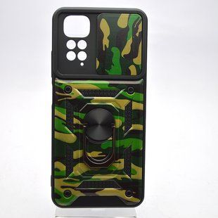 Чехол противоударный Armor Case CamShield для Xiaomi Redmi Note 11/Redmi Note 11s Army Green/Камуфляж