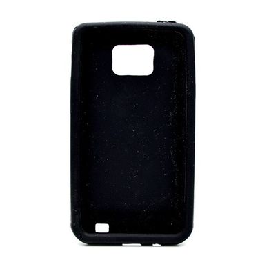 Чехол накладка силикон перфорация Samsung i9100 Black