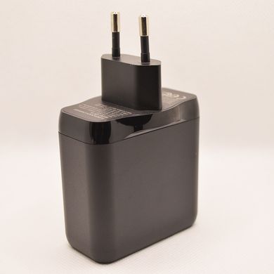 Сетевое зарядное устройство ANSTY GN-04-PT GaN 100W (2 Type-C / 1 USB) Black