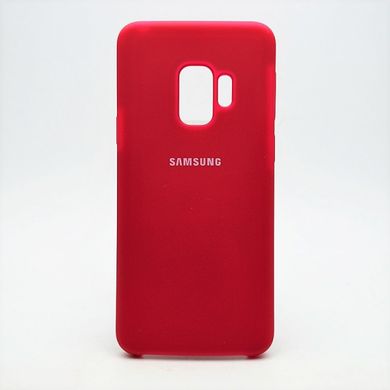 Чехол накладка Silicon Cover for Samsung G960 Galaxy S9 Burgundy Copy
