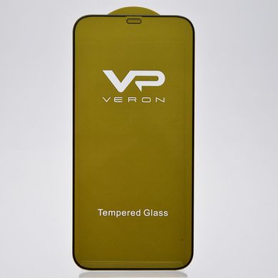 Захисне скло Veron Full Glue для iPhone 12 Pro Max 6.7'' (Black)