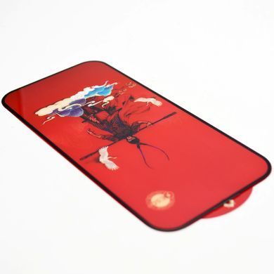 Защитное стекло Monkey King ESD RED Glass для iPhone 13 Pro Max/iPhone 14 Plus Black
