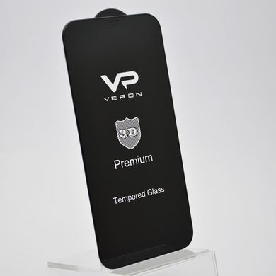 Захисне скло Veron 3D Tempered Glass Premium Protector для iPhone 12 Pro Max 6.7'' (Black)