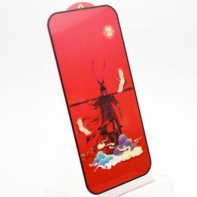 Защитное стекло Monkey King ESD RED Glass для iPhone 13 Pro Max/iPhone 14 Plus Black
