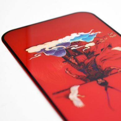 Защитное стекло Monkey King ESD RED Glass для iPhone 13 Pro Max/iPhone 14 Plus Black