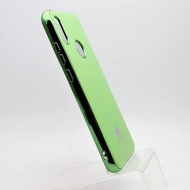 Чехол глянцевый с логотипом Glossy Silicon Case для Huawei Y6 2019/Honor 8A Green