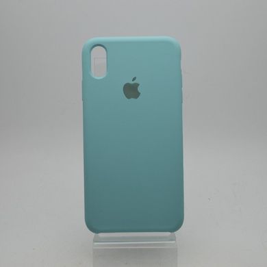 Чехол накладка Silicon Case для iPhone XS Max 6.5" Sea Blue (21) (C)