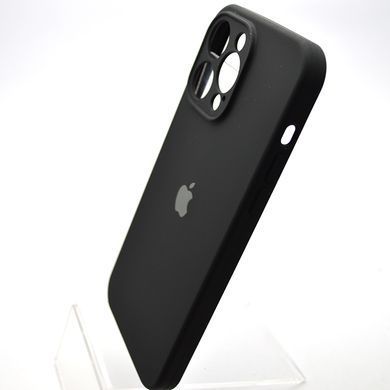 Силиконовый чехол накладка Silicon Case Full Camera для iPhone 14 Pro Max Black