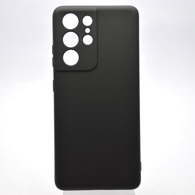 Чехол накладка Silicon Case Full Camera для Samsung G998 Galaxy S21 Ultra Black