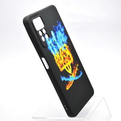 Чохол накладка Silicon Case Print Ukrainian Trident для Xiaomi Redmi Note 11 Pro/Note 12 Pro 4G