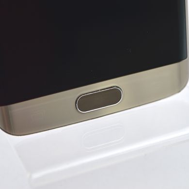 Дисплей (екран) LCD Samsung G925F Galaxy S6 Edge з тачскріном Gold Original Б/У