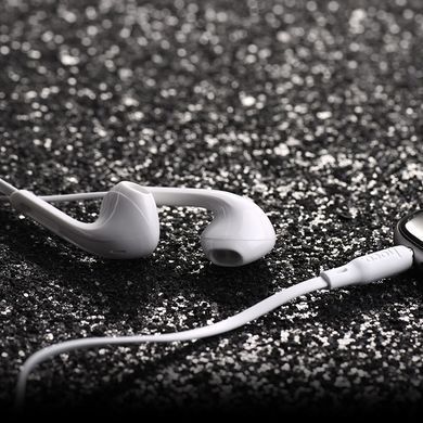 Навушники провідні з мікрофоном Hoco M39 Rhyme Sound 3.5mm White/Білий