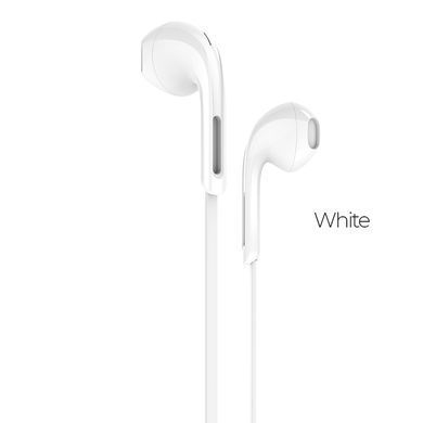 Навушники провідні з мікрофоном Hoco M39 Rhyme Sound 3.5mm White/Білий