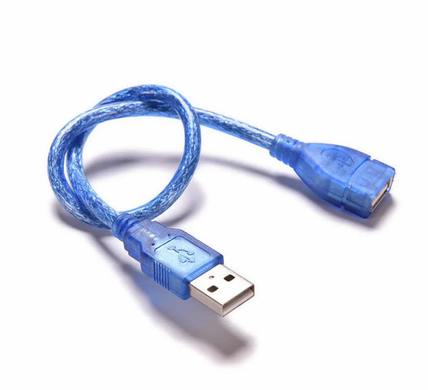 USB удлинитель 2.0 AM/AF, 0.5m (Blue)