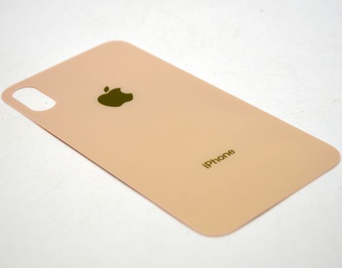 Задня кришка Apple iPhone XS Gold Original (з великим отвором під камеру)