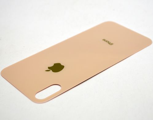 Задня кришка Apple iPhone XS Gold Original (з великим отвором під камеру)