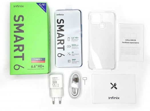 Смартфон Infinix Smart 6 2/32GB NFC (Heart of ocean)