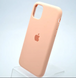 Чехол накладка Silicone Case Full Cover для iPhone 11 Оранжевый