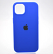 Чехол накладка Silicone Case Full Cover для Apple iPhone 13 Синий