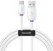 Кабель Baseus Purple Loop HW flash charge Cable Type-C 40W 1m White CATZS-02