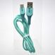 Кабель ANSTY Z-027-T LED Type-C 3A 1M Blue