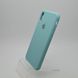 Чохол накладка Silicon Case для iPhone XS Max 6.5" Sea Blue (21) (C)