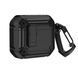 Протиударний чохол накладка Defender Case для Apple Airpods 4 Black (Чорний)